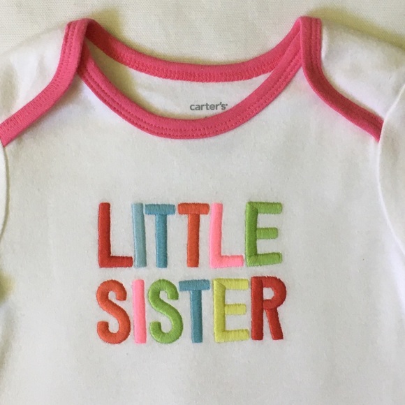 COPY - Little Sister shirt size 24 months NWT one piece - Picture 1 of 8